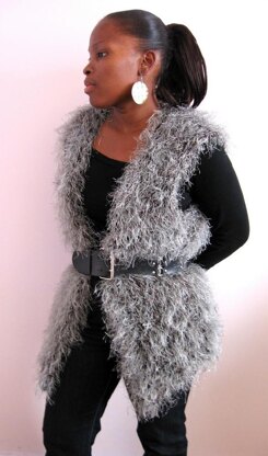 Easy furry vest 313