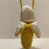 Crochet Banana Holder/Pouch/Bag/Necklace for Lighter/Chapstick