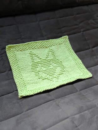 Fox Face Dishcloth