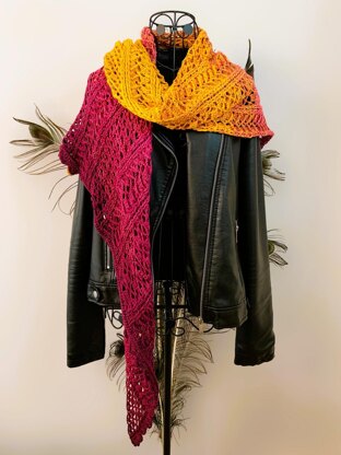 Triangular Scarf "Thalassa"