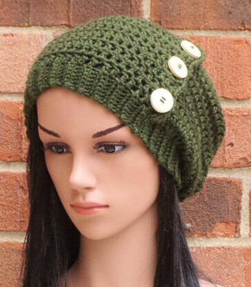 Hadley Button Slouch Hat