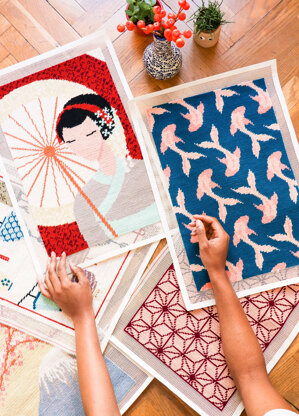 We Are Knitters Koi Petit Point Kit - 43 x 28 cm