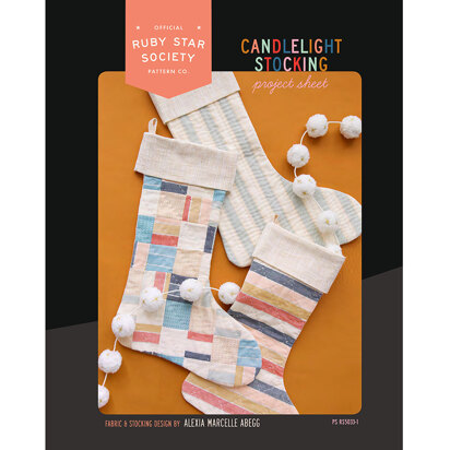 Moda Fabrics Candlelight Stocking Quilt - Downloadable PDF