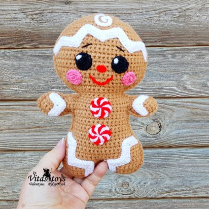 Doll Gingerbread Boy amigurumi