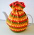 Springtime Flowers 4 Cup Teapot Cosy Knitting Pattern