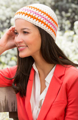 Stripes for Your Beanie in Red Heart Heads Up - LW4386 - Downloadable PDF
