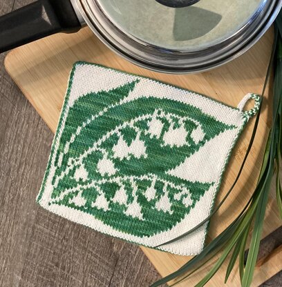 Lily of the Valley Potholder