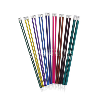 Knitter's Pride Zing Single Point Needles 25cm (10") (Set of 9)