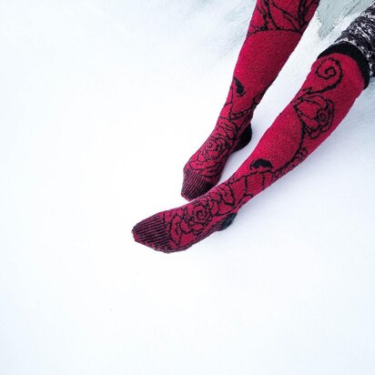 Pushing Roses - knitting pattern