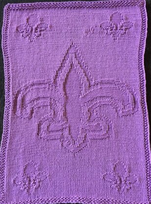 Fransk Lilje håndklæde - French Lily towel