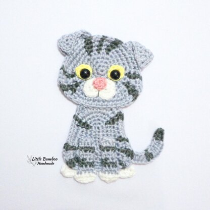 Scottish Fold Cat Applique