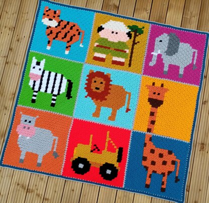 Safari Corner to Corner Blanket