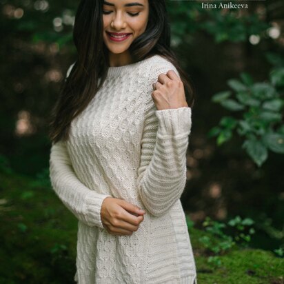 Colmena Sweater in Malabrigo Silky Merino - Downloadable PDF