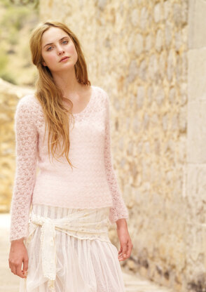 Fancy Jumper in Rowan Kidsilk Haze - ZM72-00036-ENPFRP - Downloadable PDF