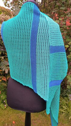 Emerald Drift Shawl