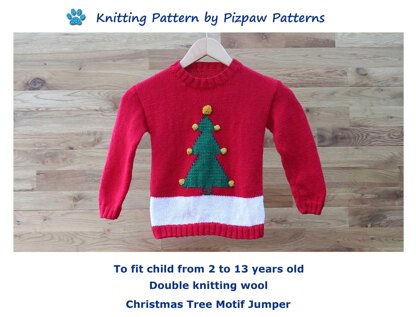 P143 Christmas Tree Jumper