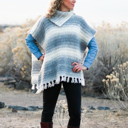 Braided Boho Poncho