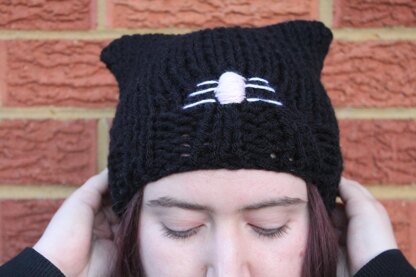 Knitted Cat Beanie