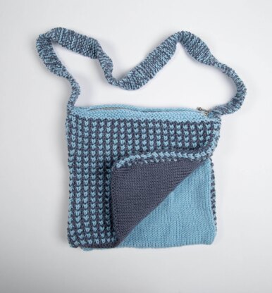 Bee Stitch Bag in Deramores Studio DK Acrylic - Downloadable PDF