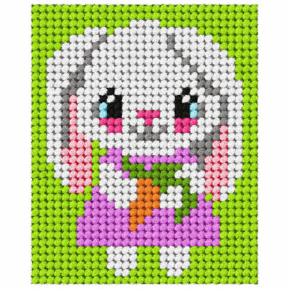 Orchidea Needlepoint Kit: My First Rabbit - 17 x 20.5cm