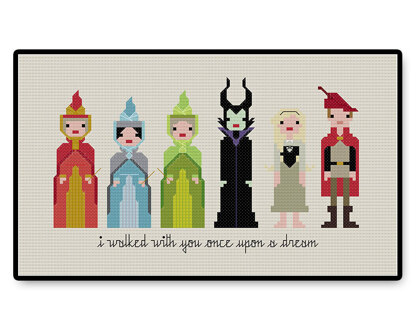 Sleeping Beauty - PDF Cross Stitch Pattern