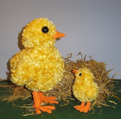 Big Chick Little Chick Easter knitting pattern