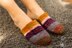 Knitted wool socks/feet warmers "Pippa"