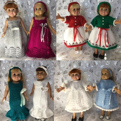 Christmas Doll Dresses