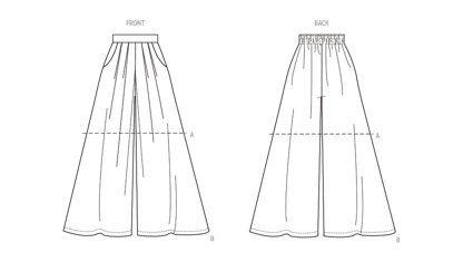 Sewing Pattern for Womens Pants & Shorts, New Look Pattern N6756