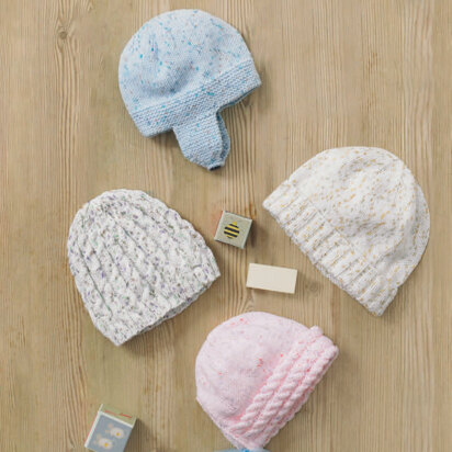 Hats in Sirdar Snuggly Spots DK - 4895 - Downloadable PDF