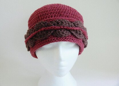 Woven Brim Winter Hat