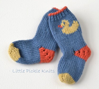 Little Duckling Baby Socks