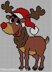 Rudolph Reindeer In Christmas Hat Jumper