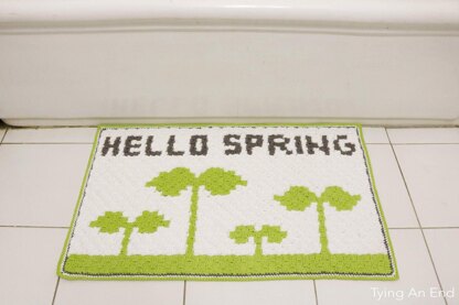 Hello Spring Bath Mat