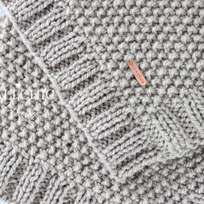 Manchester Knit Baby Blanket Pattern #132