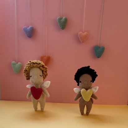 Valentine the little cupid Crochet Pattern/Amigurumi