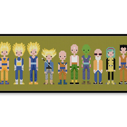 Dragonball - PDF Cross Stitch Pattern