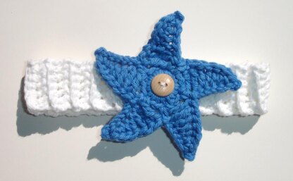 Mermaid Headband with Starfish or Anemone Flower