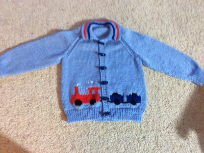 Train Cardigan with Collar