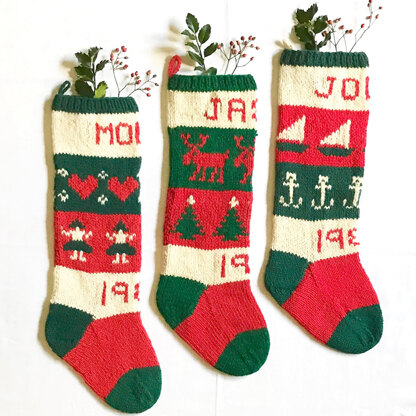 Yankee Knitter Designs 10 Classic Christmas Stockings