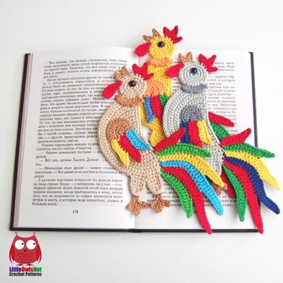 Rooster bookmark