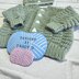 Ace Baby Cardigan, Hat & Bonnet 0-6mths