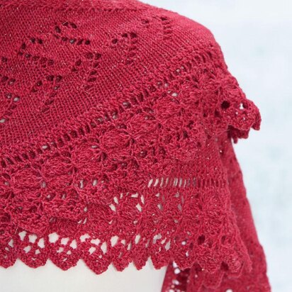 Happy Holidays Shawl - knitting pattern