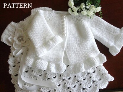 Crochet Baby Dress Knitting Baby Cardigan Pattern Baby Outfit