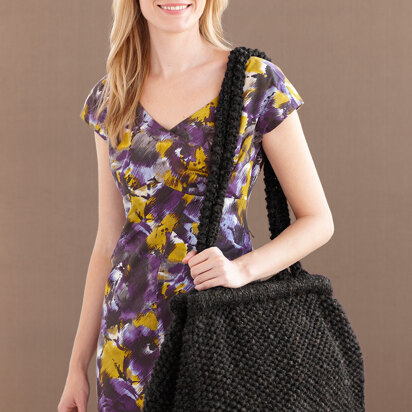 Big Bag in Lion Brand Wool-Ease Thick & Quick - 70051C - knitting pattern