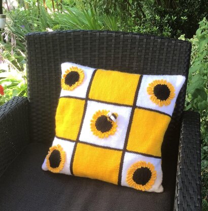 Sunny Sunflower Cushion