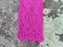 Fuchsia Fantasy Lace Scarf