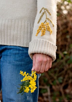 Anchor Mimosa Embroidered Sweater - ANC0003-106 - Downloadable PDF