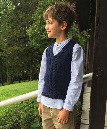School boy vest #316