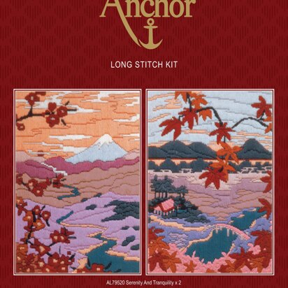 Anchor Serenity Tquility Pk2 Long Stitch Kit